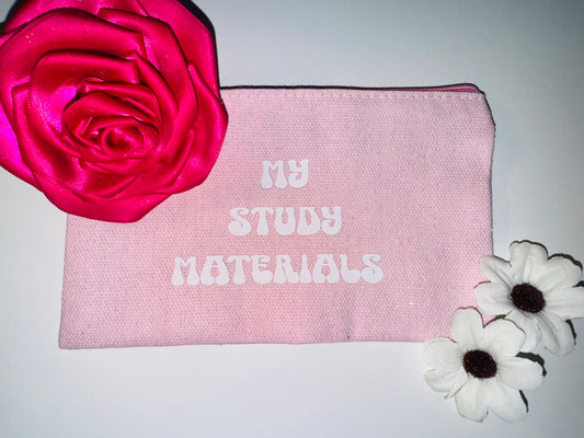 My Study Materials Pencil Pouch (PINK)